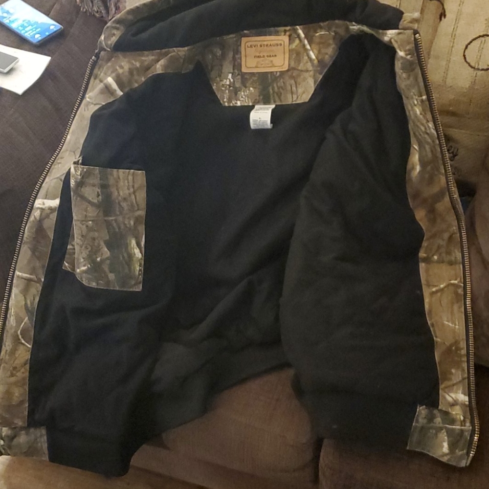Levi Strauss camo hunting jack